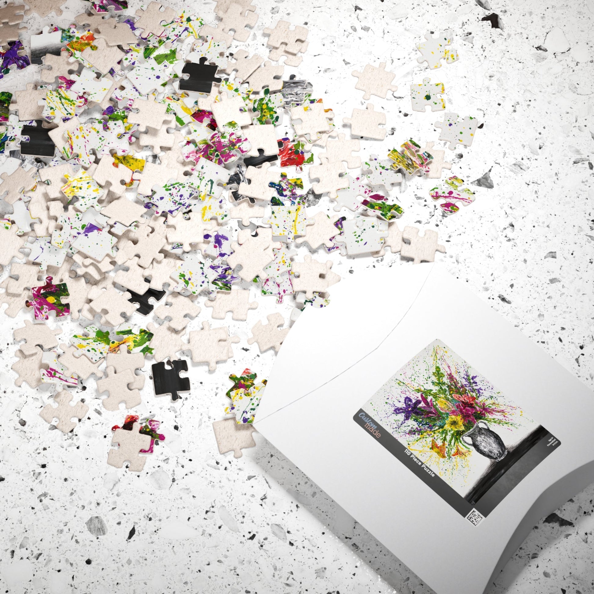 PUZZLE - FLOWERS - Puzzle BY Albert Levi Art