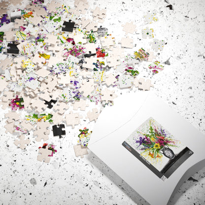 PUZZLE - FLOWERS - Puzzle BY Albert Levi Art