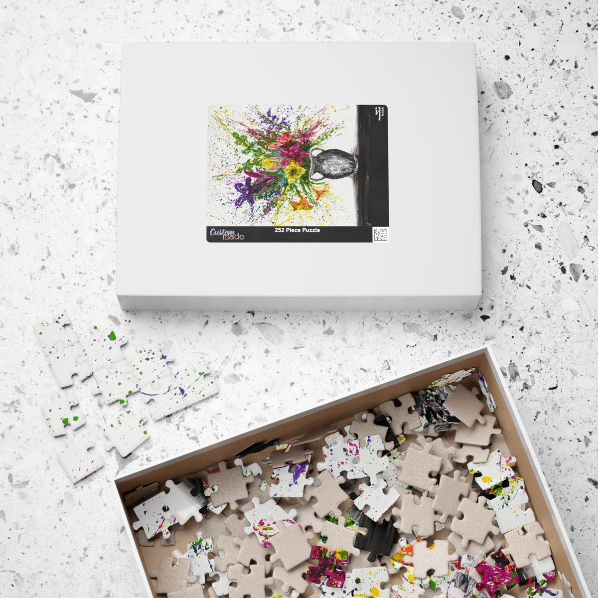 PUZZLE - FLOWERS - Puzzle BY Albert Levi Art