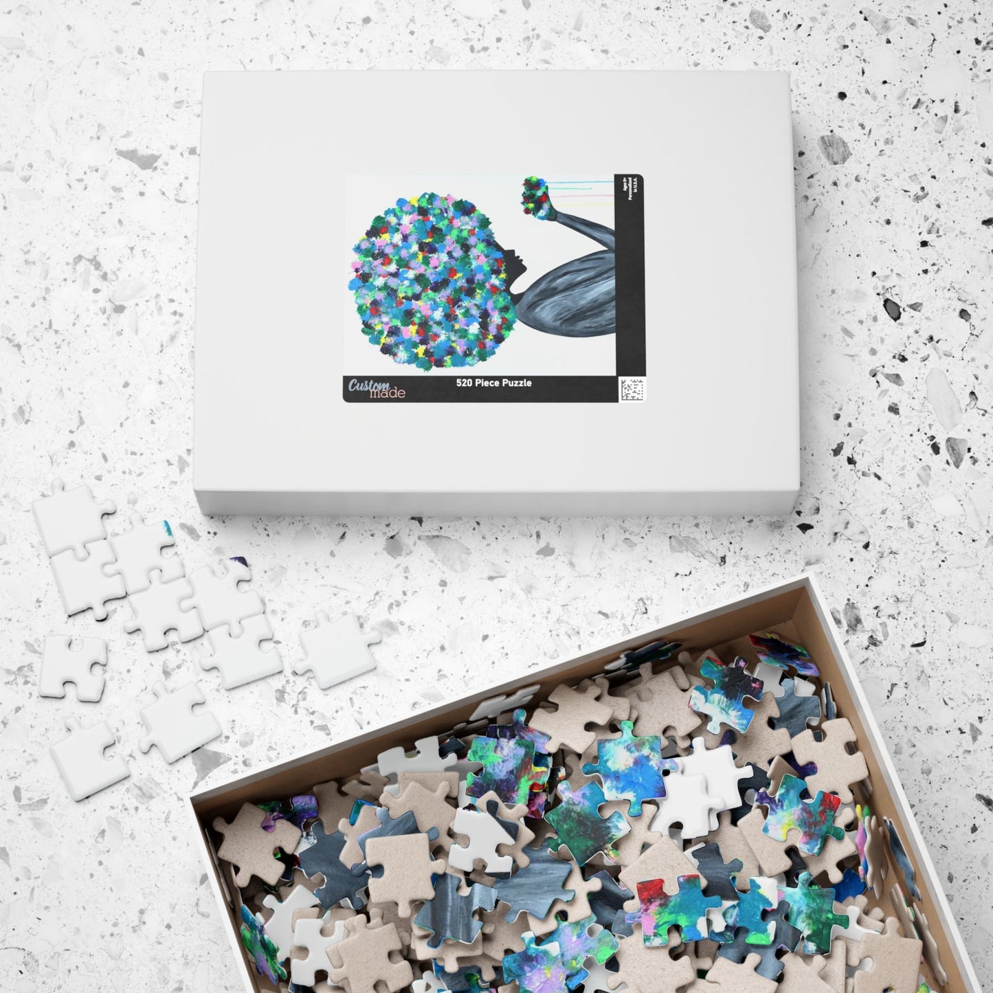 Puzzle Flowers in the hair - Puzzle BY Albert Levi Art