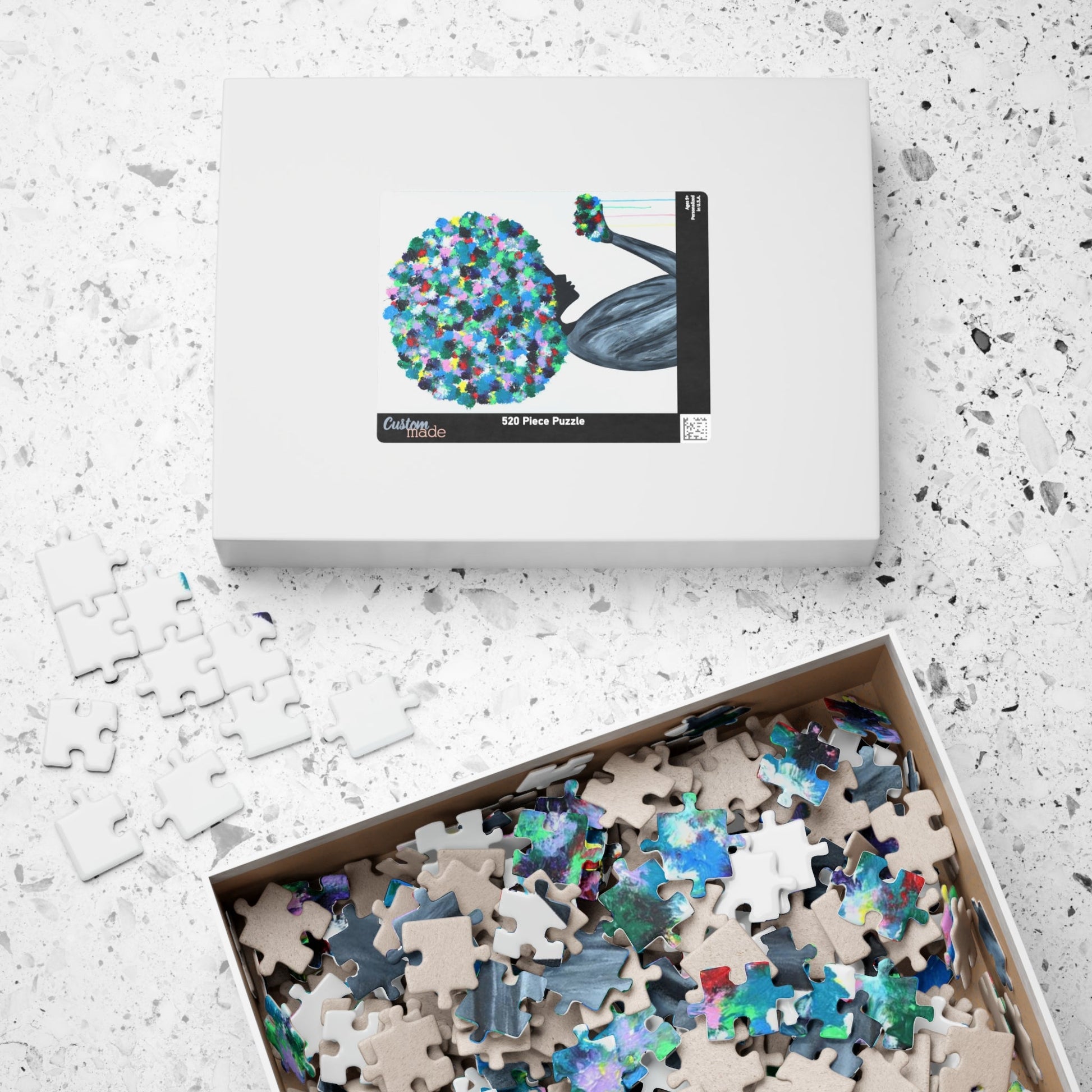 Puzzle Flowers in the hair - Puzzle BY Albert Levi Art