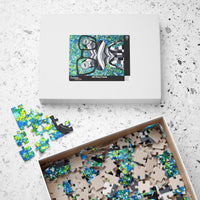 Puzzle Funky Frog - Puzzle BY Albert Levi Art