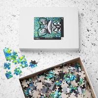 Puzzle Funky Frog - Puzzle BY Albert Levi Art