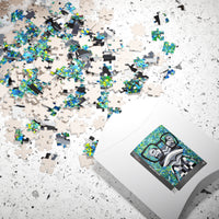 Puzzle Funky Frog - Puzzle BY Albert Levi Art