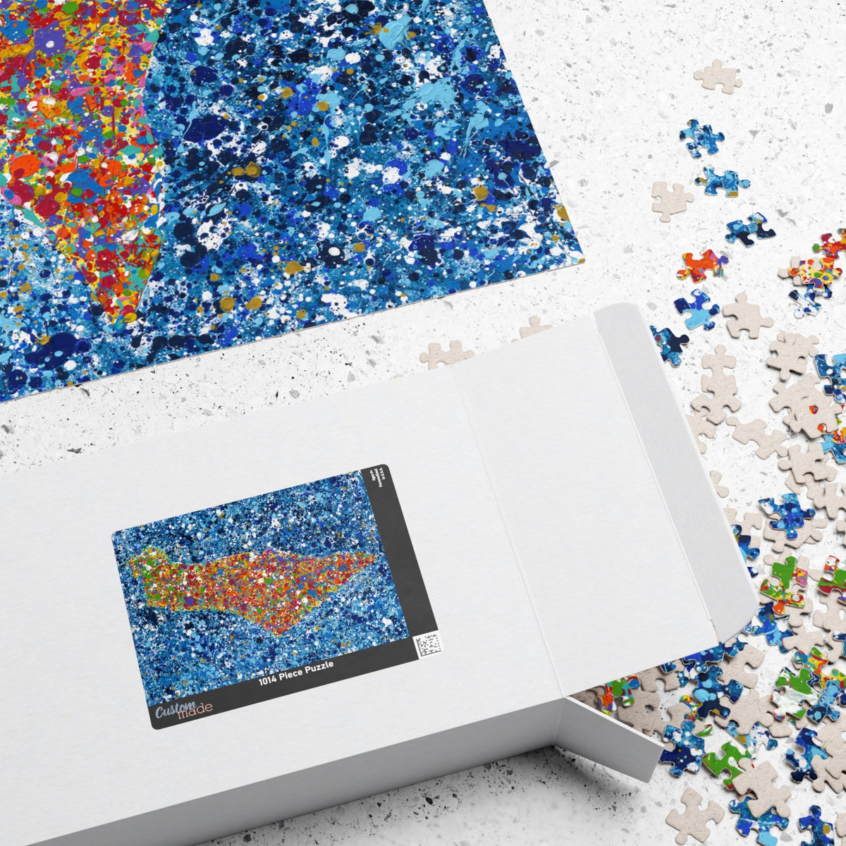 PUZZLE - MAP OF ISRAEL - Puzzle BY Albert Levi Art