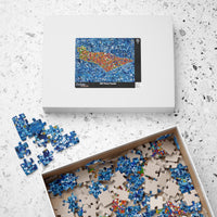 PUZZLE - MAP OF ISRAEL - Puzzle BY Albert Levi Art