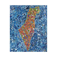 PUZZLE - MAP OF ISRAEL - Puzzle BY Albert Levi Art