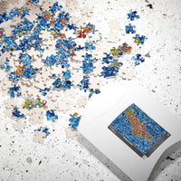 PUZZLE - MAP OF ISRAEL - Puzzle BY Albert Levi Art