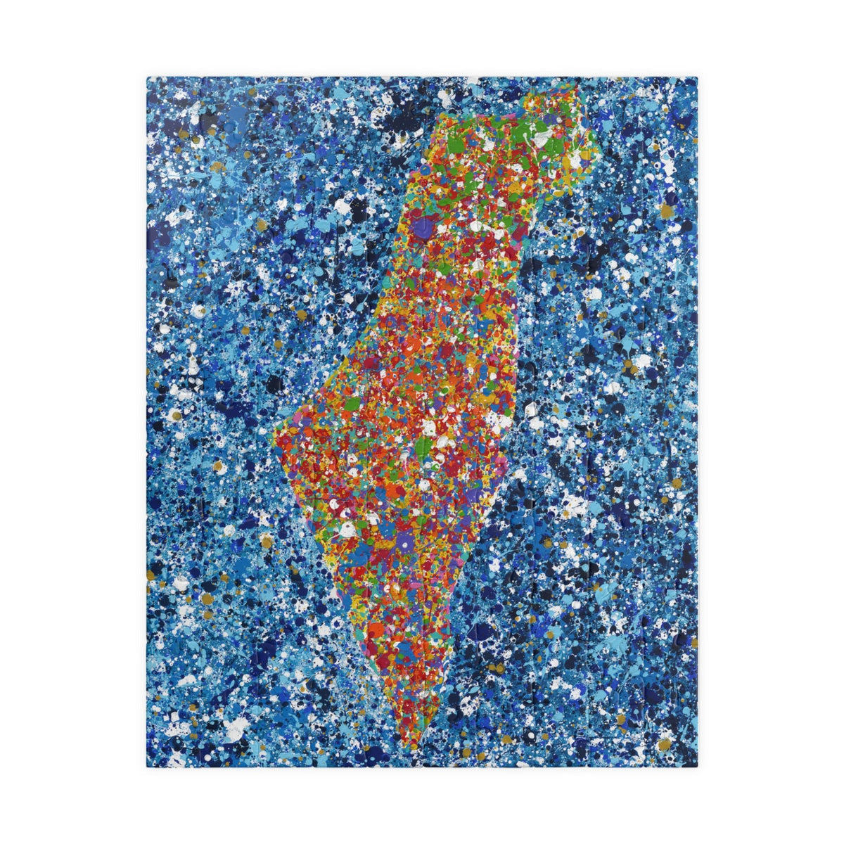 PUZZLE - MAP OF ISRAEL - Puzzle BY Albert Levi Art