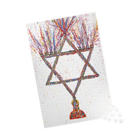 PUZZLE - MENORAH - Puzzle BY Albert Levi Art