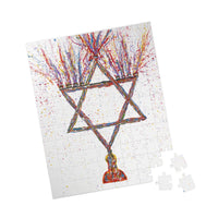 PUZZLE - MENORAH - Puzzle BY Albert Levi Art
