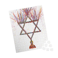 PUZZLE - MENORAH - Puzzle BY Albert Levi Art