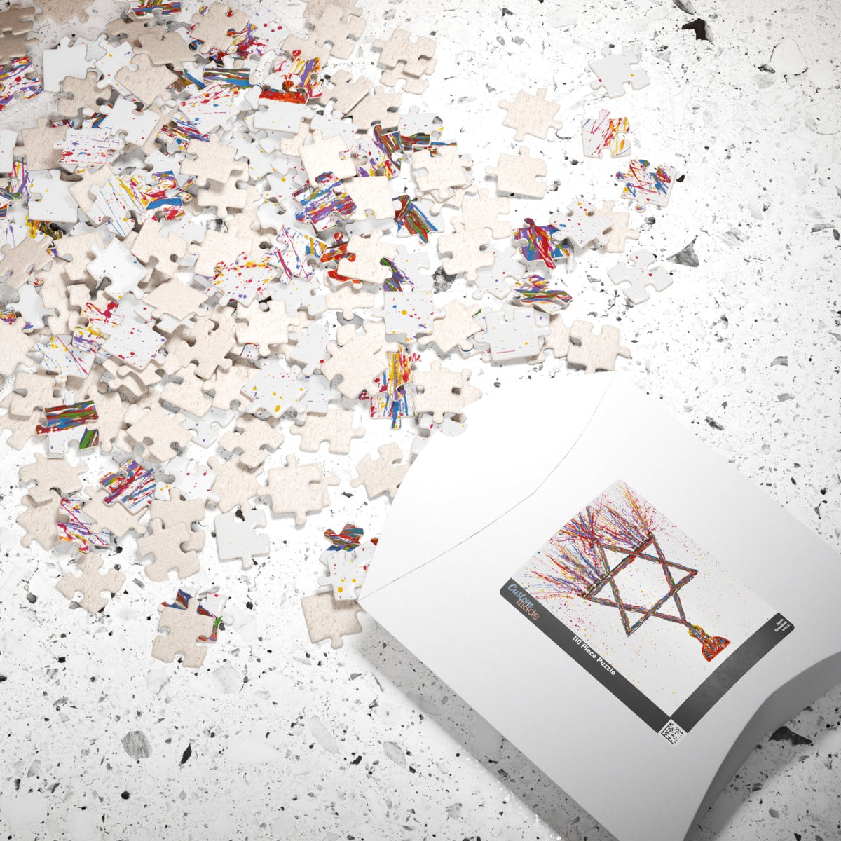 PUZZLE - MENORAH - Puzzle BY Albert Levi Art
