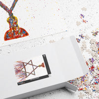 PUZZLE - MENORAH - Puzzle BY Albert Levi Art