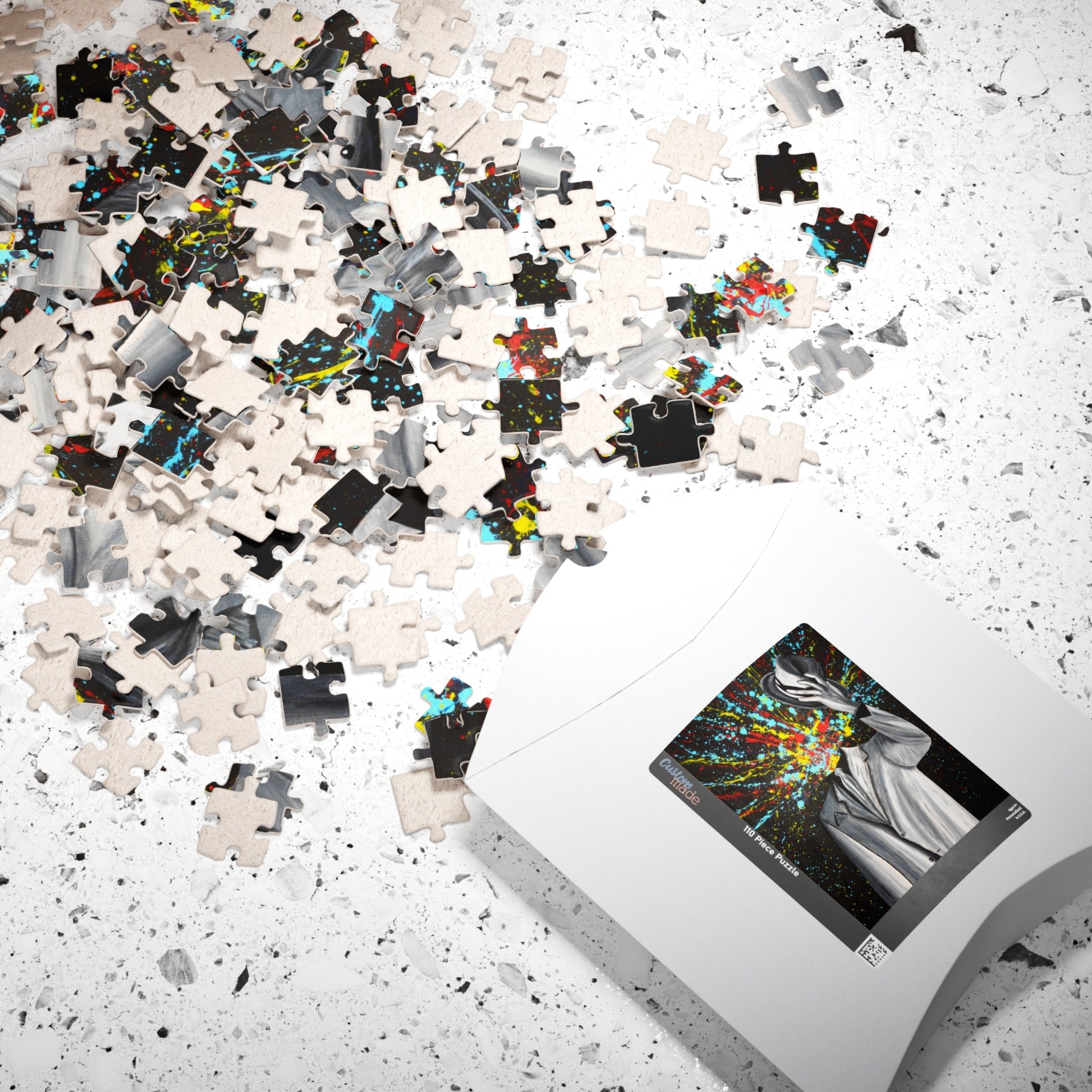 Puzzle - My Head Exploded - Puzzle BY Albert Levi Art