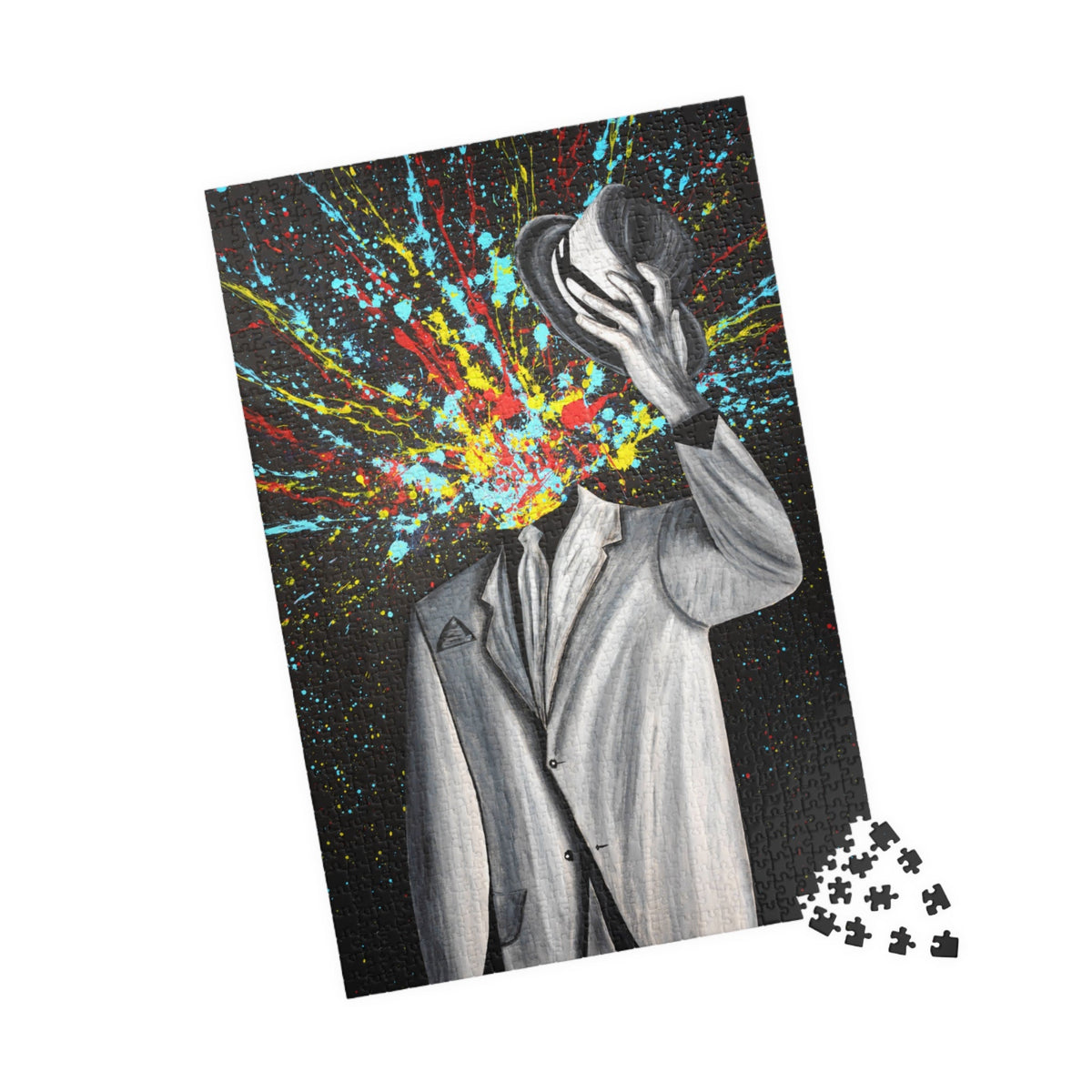 Puzzle - My Head Exploded - Puzzle BY Albert Levi Art