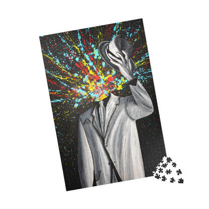 Puzzle - My Head Exploded - Puzzle BY Albert Levi Art