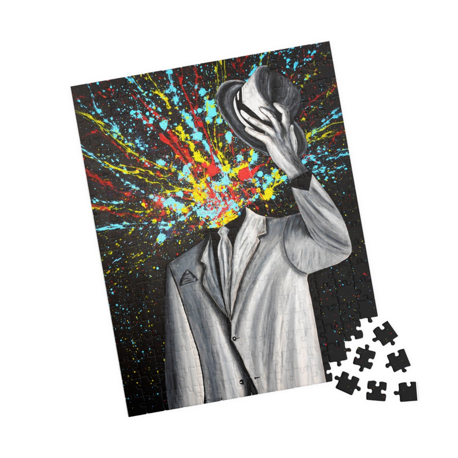 Puzzle - My Head Exploded - Puzzle BY Albert Levi Art