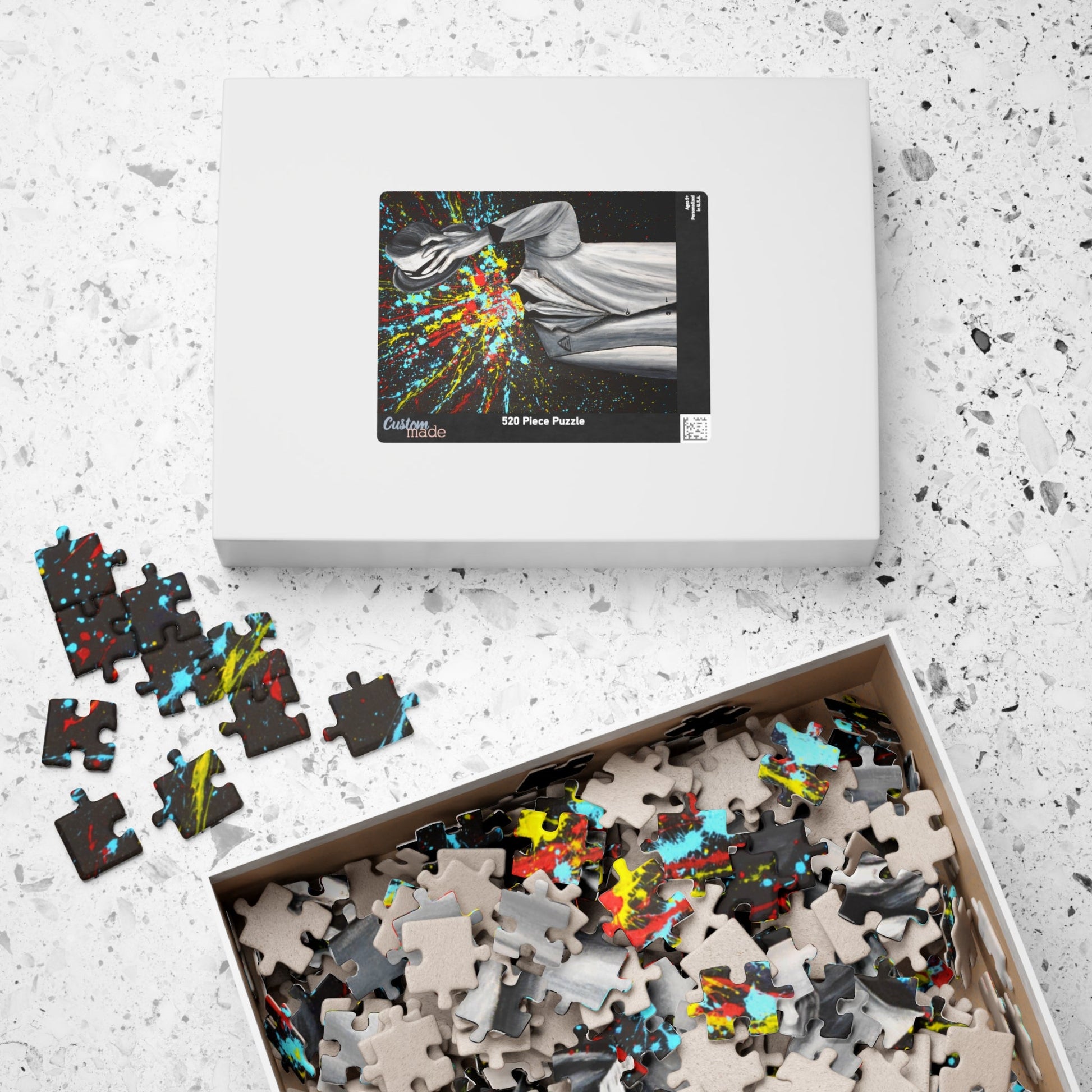 Puzzle - My Head Exploded - Puzzle BY Albert Levi Art
