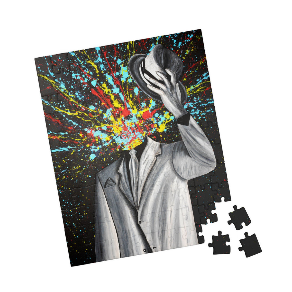 Puzzle - My Head Exploded - Puzzle BY Albert Levi Art