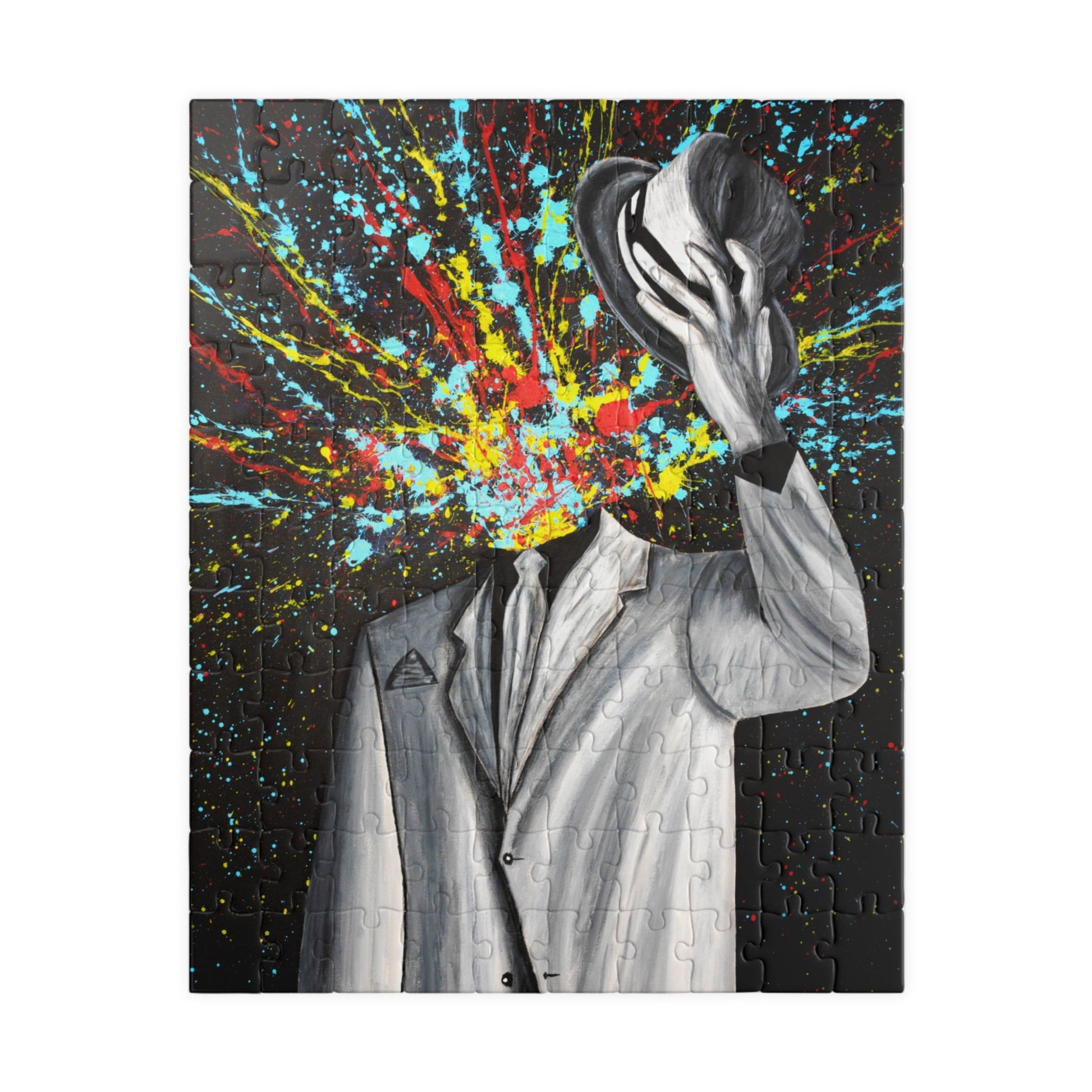 Puzzle - My Head Exploded - Puzzle BY Albert Levi Art
