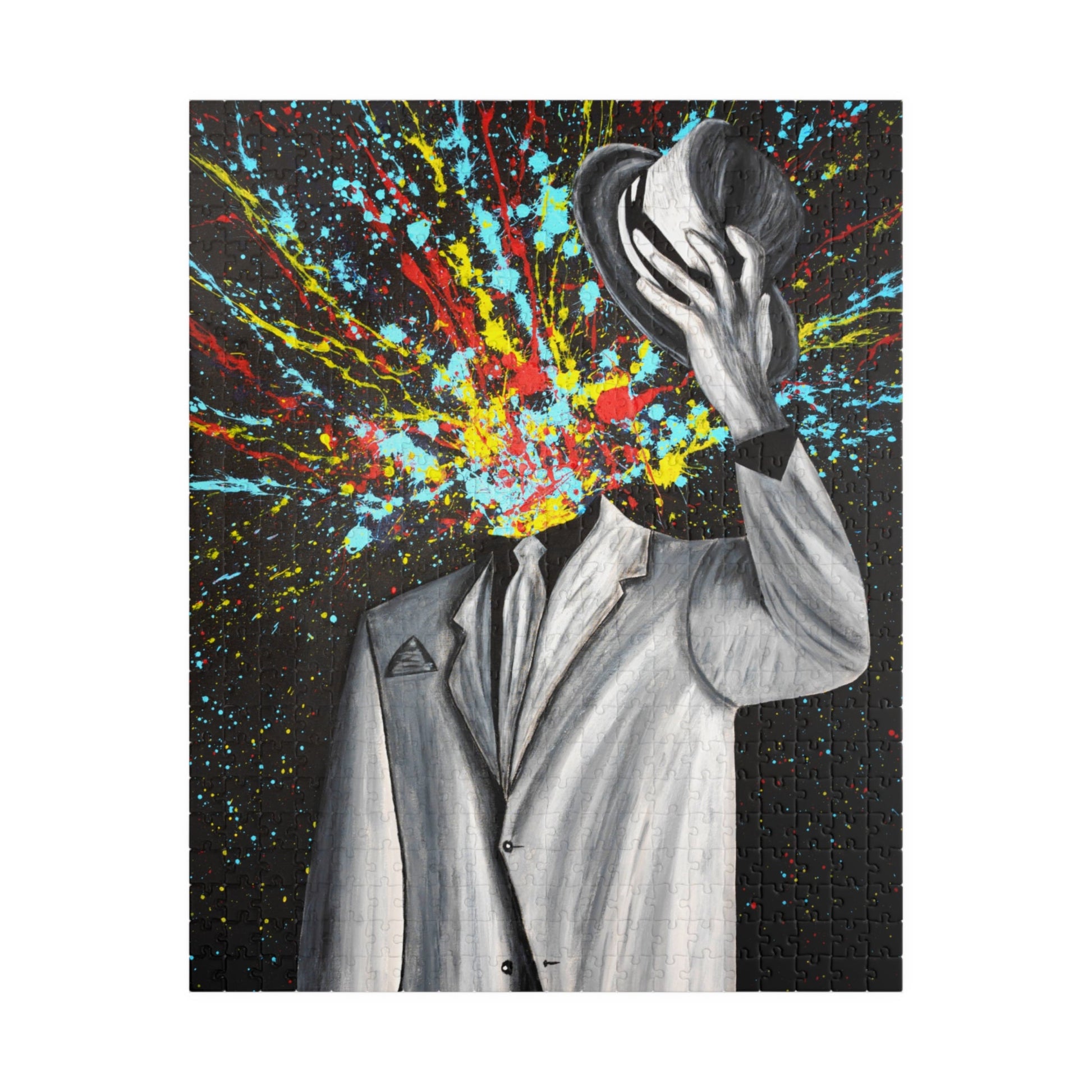 Puzzle - My Head Exploded - Puzzle BY Albert Levi Art