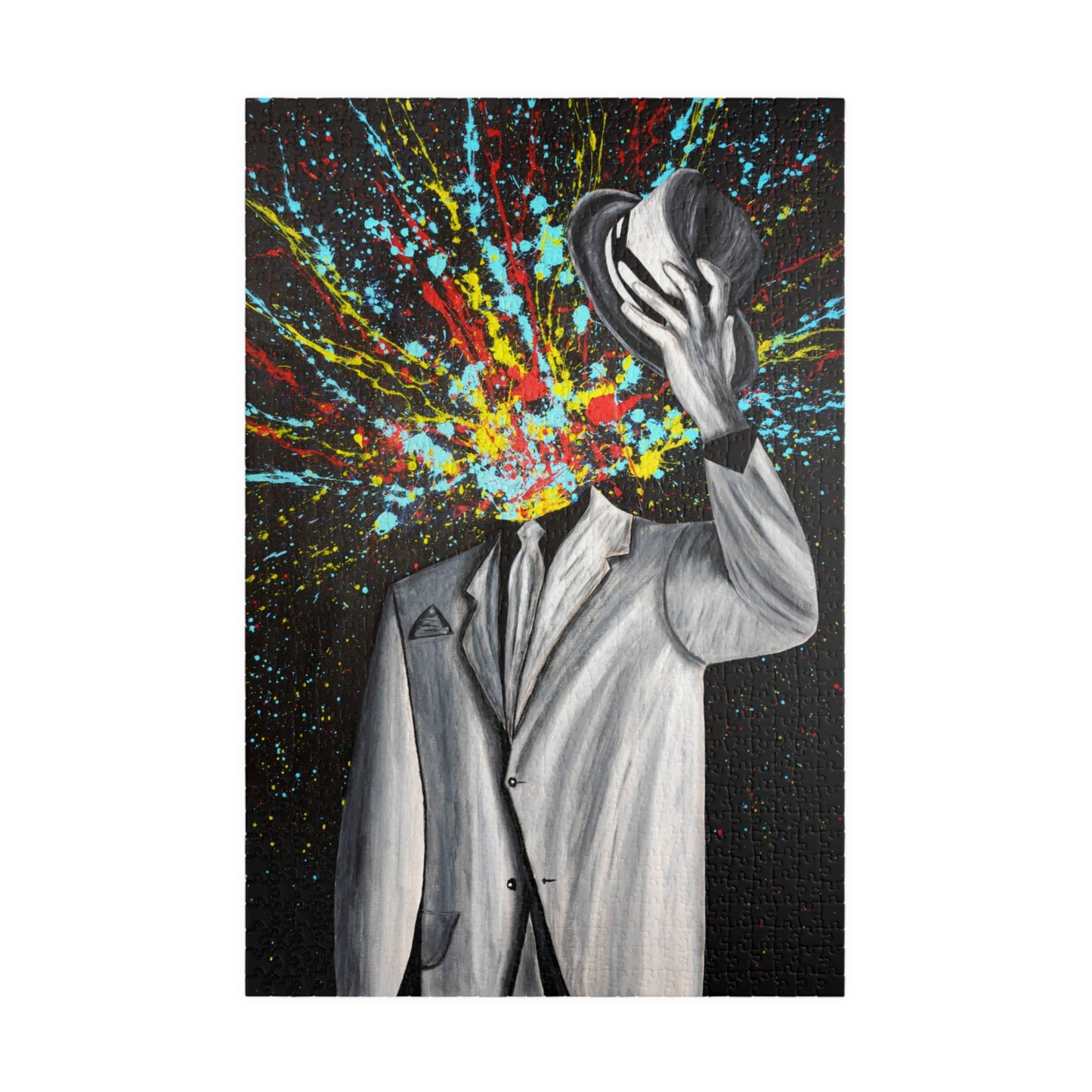 Puzzle - My Head Exploded - Puzzle BY Albert Levi Art