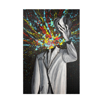 Puzzle - My Head Exploded - Puzzle BY Albert Levi Art