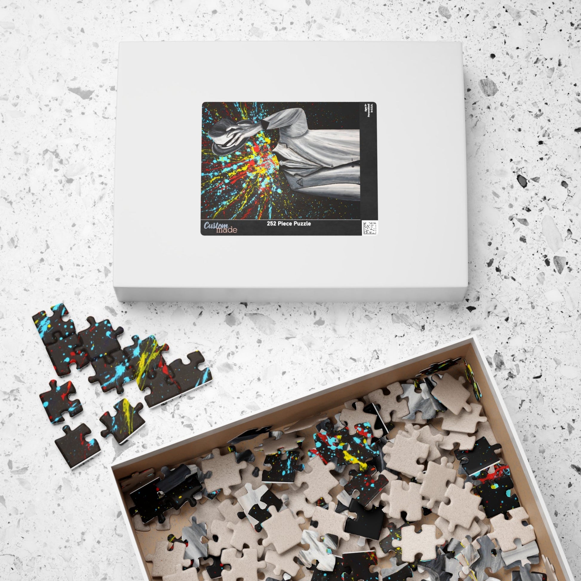 Puzzle - My Head Exploded - Puzzle BY Albert Levi Art