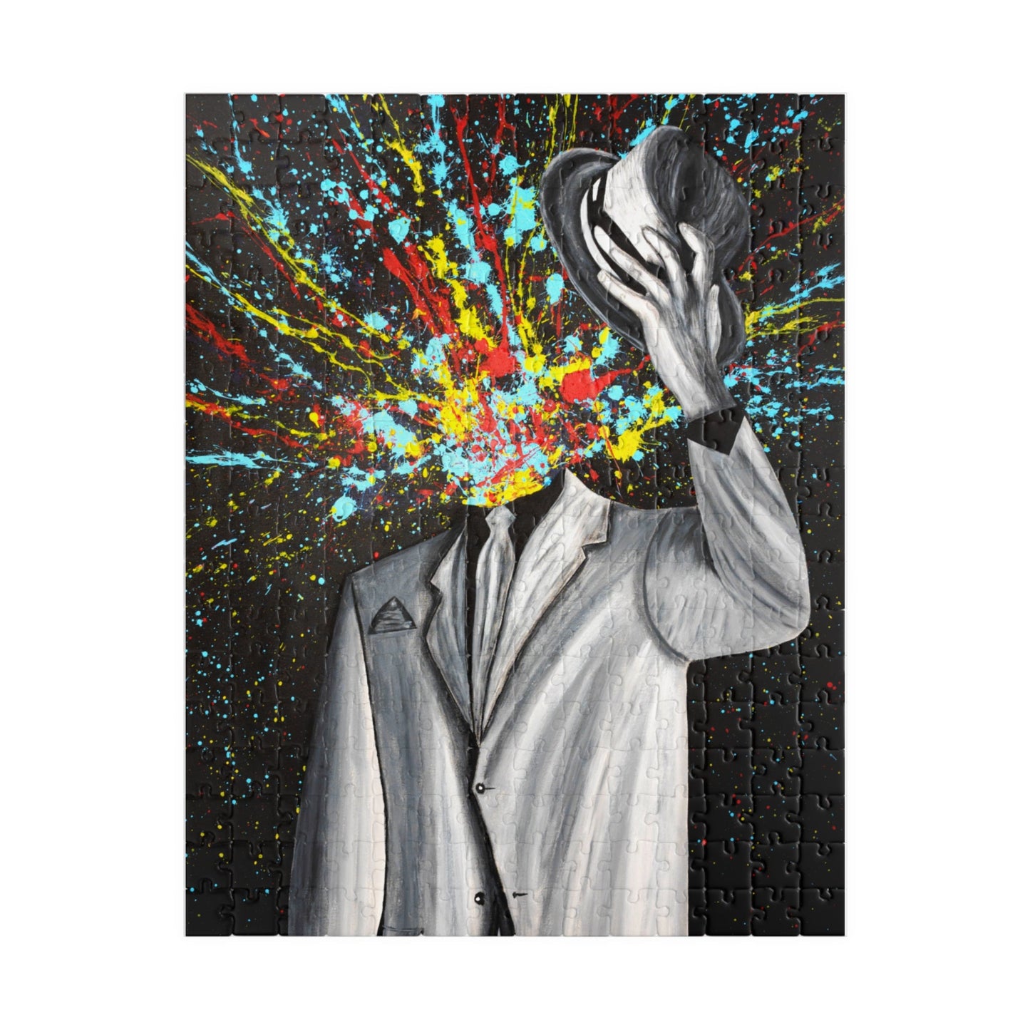 Puzzle - My Head Exploded - Puzzle BY Albert Levi Art