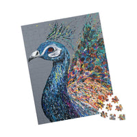 PUZZLE - NOBLE PEACOCK - Puzzle BY Albert Levi Art