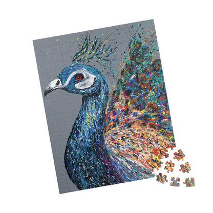 PUZZLE - NOBLE PEACOCK - Puzzle BY Albert Levi Art