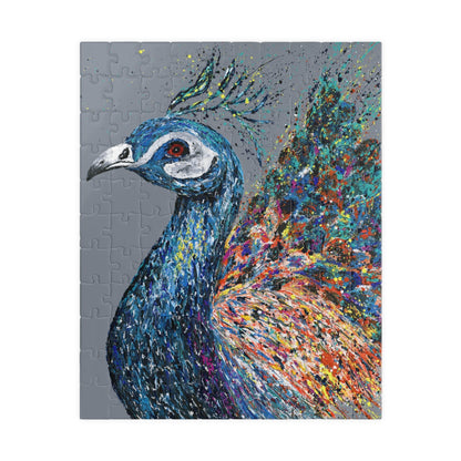 PUZZLE - NOBLE PEACOCK - Puzzle BY Albert Levi Art