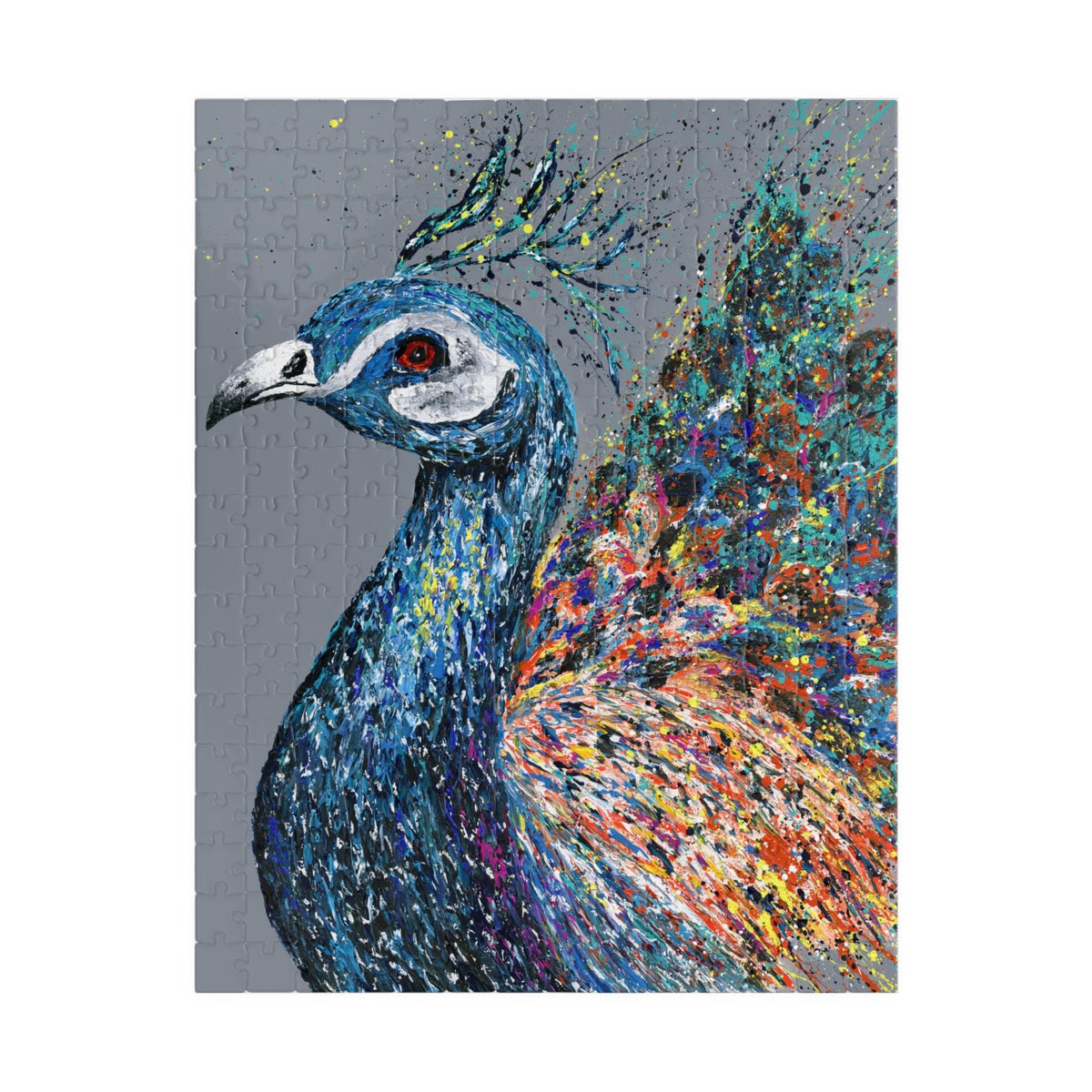PUZZLE - NOBLE PEACOCK - Puzzle BY Albert Levi Art