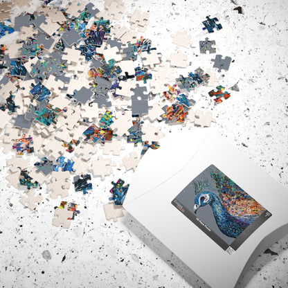 PUZZLE - NOBLE PEACOCK - Puzzle BY Albert Levi Art