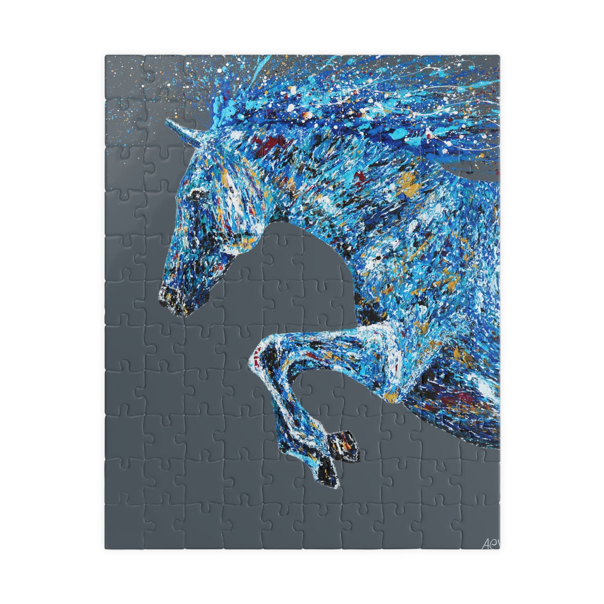 Puzzle Powerful Stride - Puzzle BY Albert Levi Art