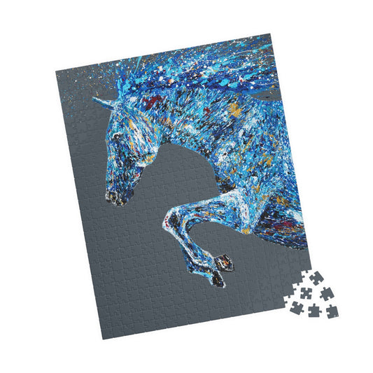Puzzle Powerful Stride - Puzzle BY Albert Levi Art