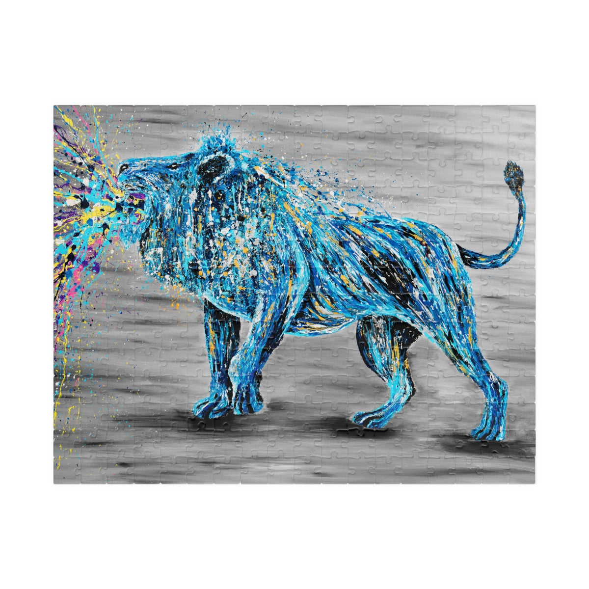 Puzzle - Roar Of Strength - Puzzle BY Albert Levi Art