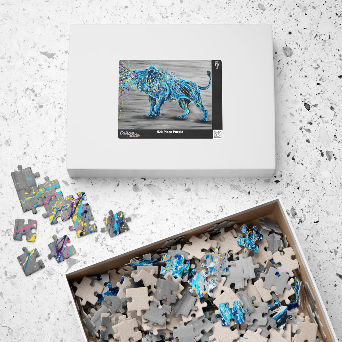 Puzzle - Roar Of Strength - Puzzle BY Albert Levi Art