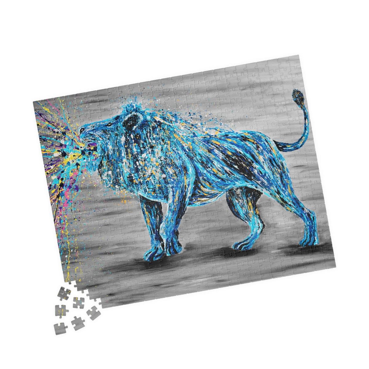 Puzzle - Roar Of Strength - Puzzle BY Albert Levi Art