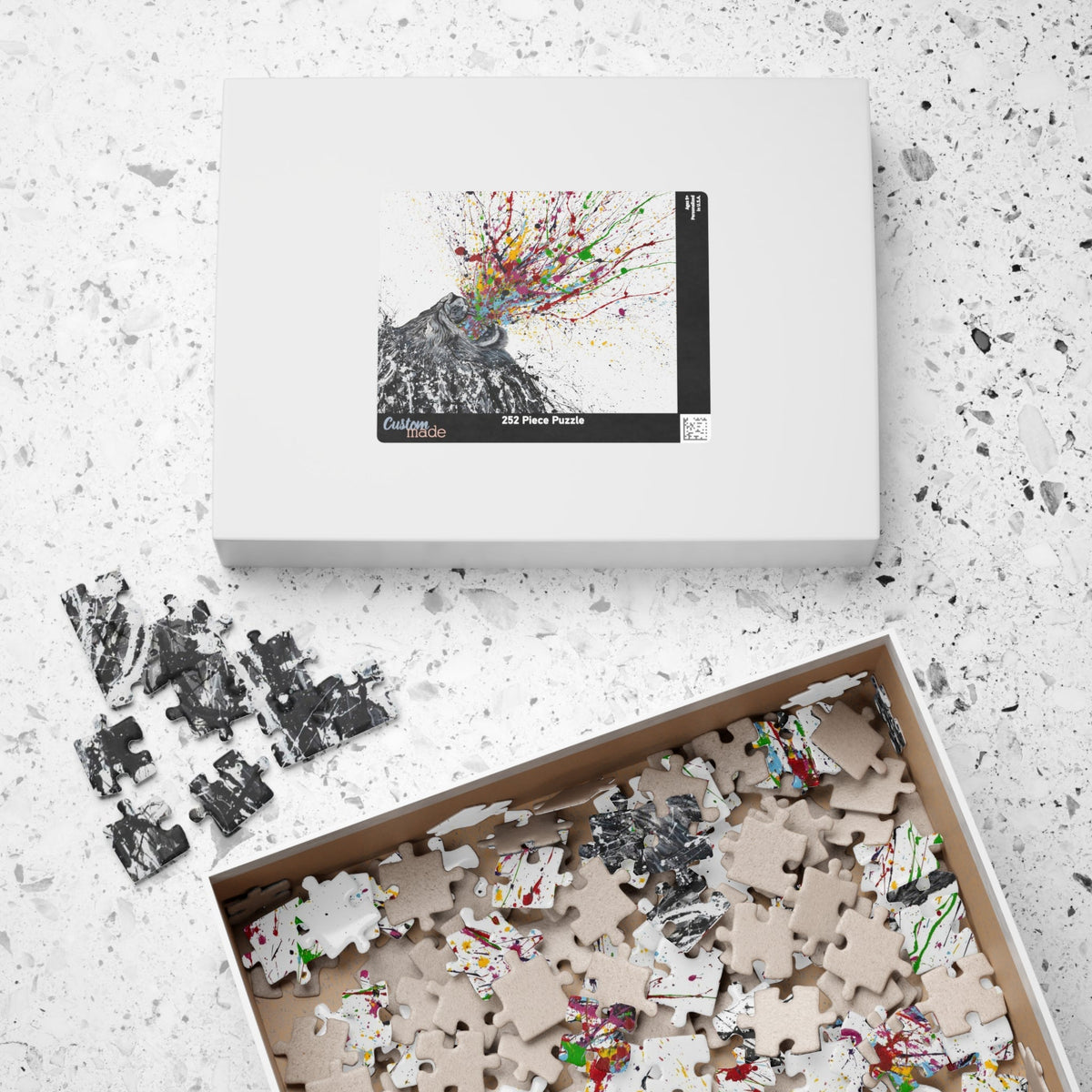 Puzzle - Roaring Lion - Puzzle BY Albert Levi Art
