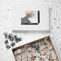 Puzzle - Roaring Lion - Puzzle BY Albert Levi Art