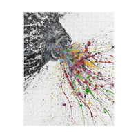 Puzzle - Roaring Lion - Puzzle BY Albert Levi Art