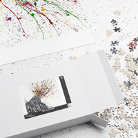 Puzzle - Roaring Lion - Puzzle BY Albert Levi Art