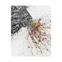 Puzzle - Roaring Lion - Puzzle BY Albert Levi Art