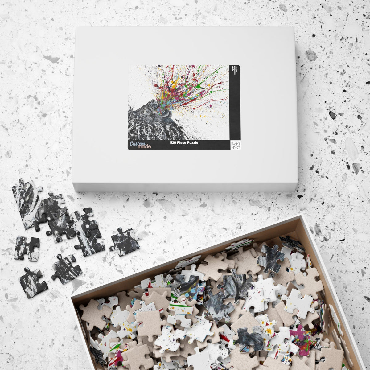 Puzzle - Roaring Lion - Puzzle BY Albert Levi Art