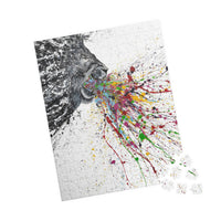 Puzzle - Roaring Lion - Puzzle BY Albert Levi Art