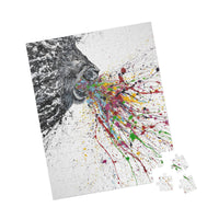 Puzzle - Roaring Lion - Puzzle BY Albert Levi Art