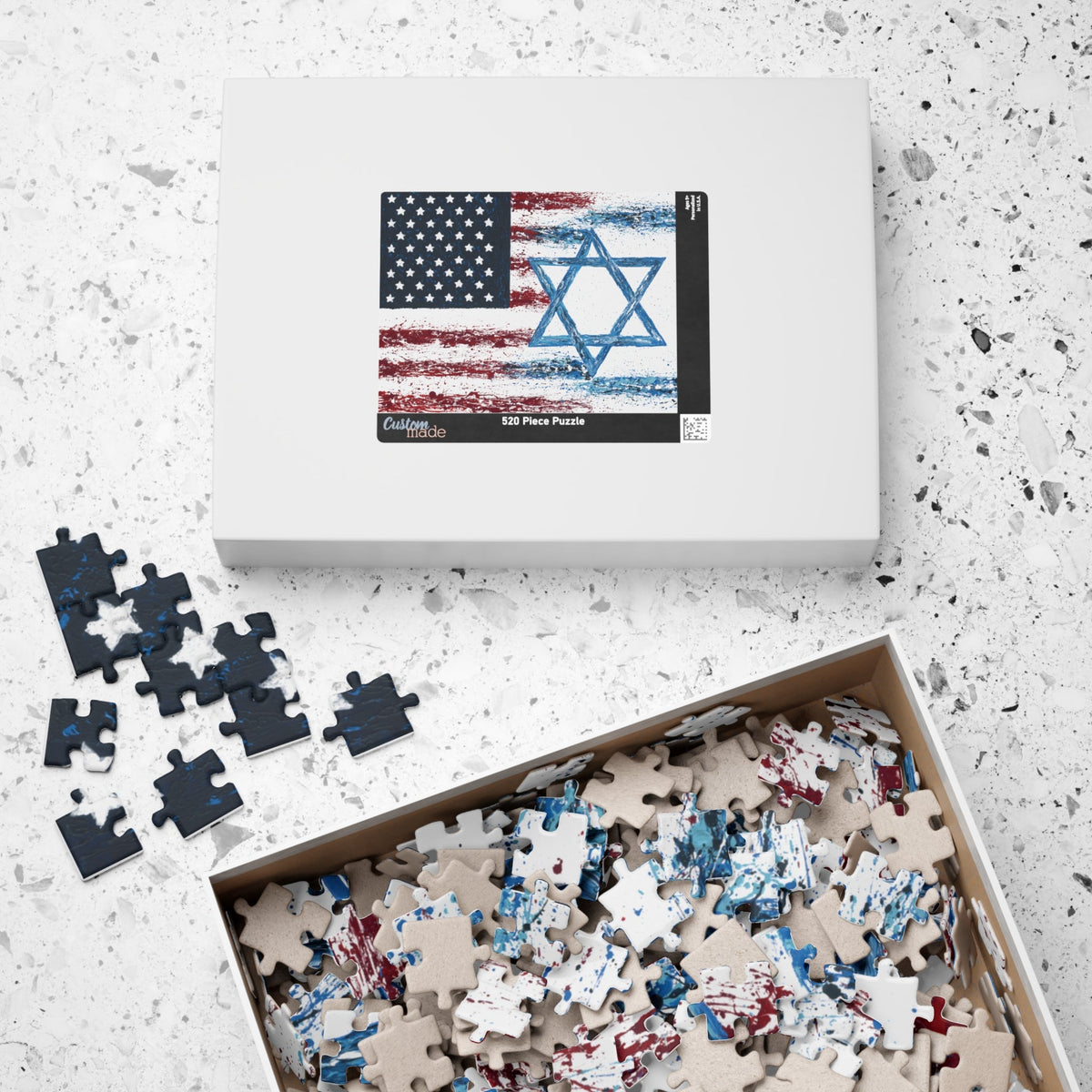 PUZZLE - TOGETHR WE WILL WIN - Puzzle BY Albert Levi Art