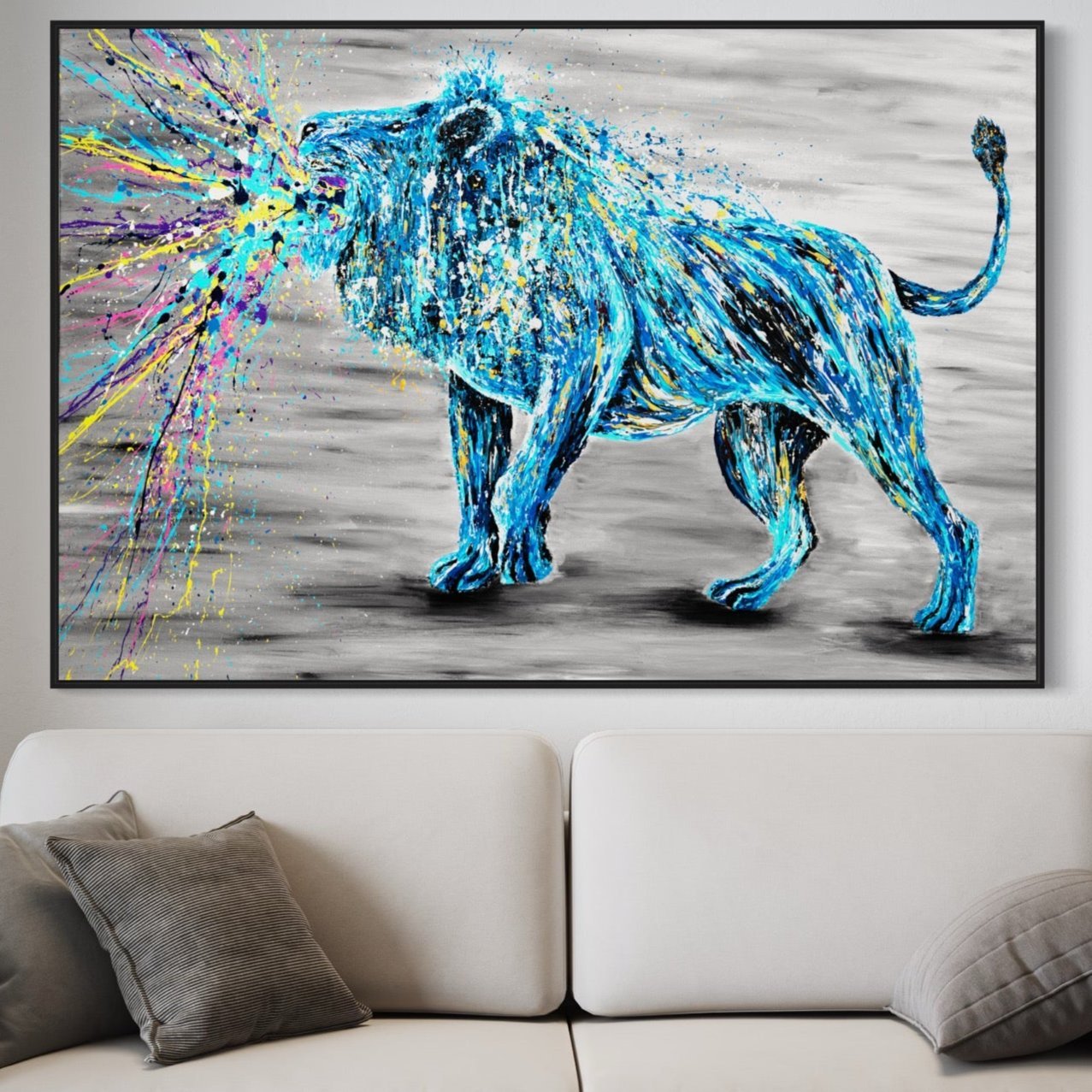Roar of Strength - Canvas BY Albert Levi Art